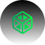 Green data packet icon